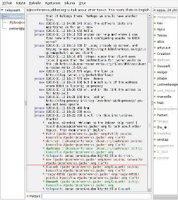 Telepaatti and Xchat